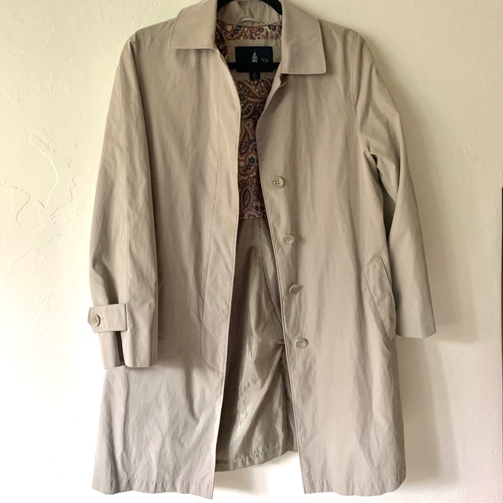 London Fog Trench Coat (Simple Button-Up)